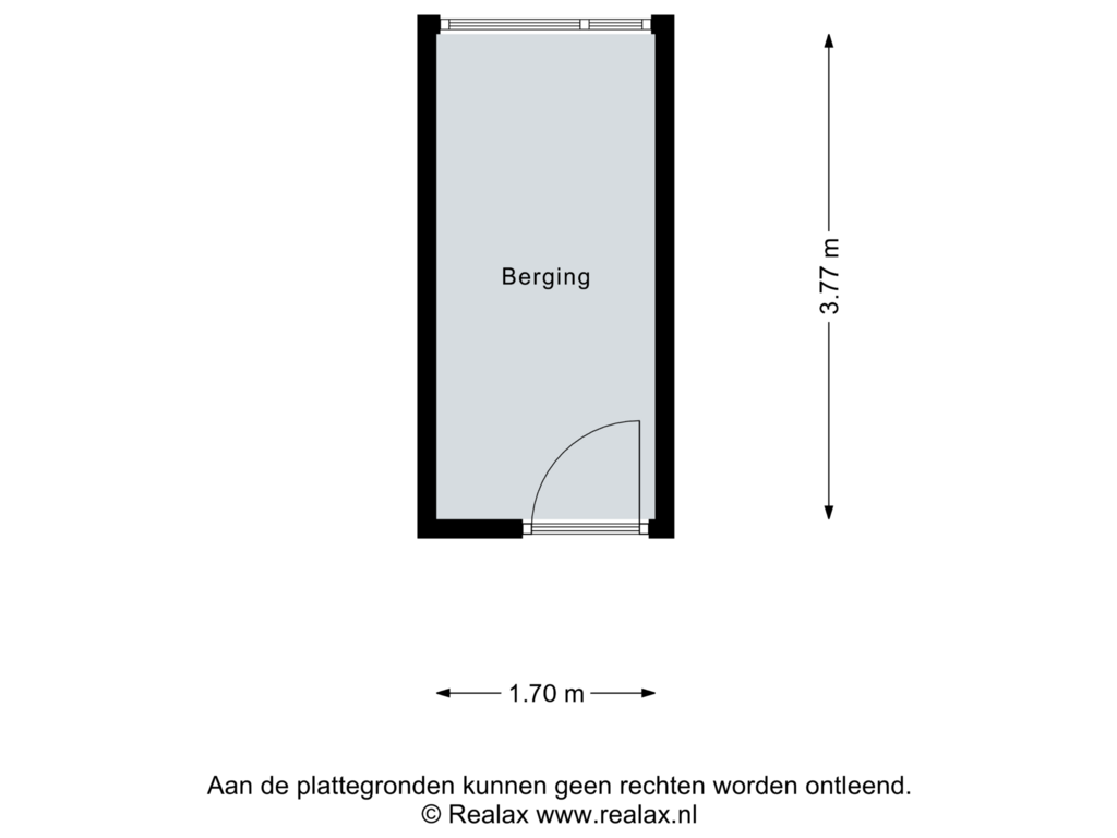 Bekijk plattegrond van Berging van Bachstraat 492