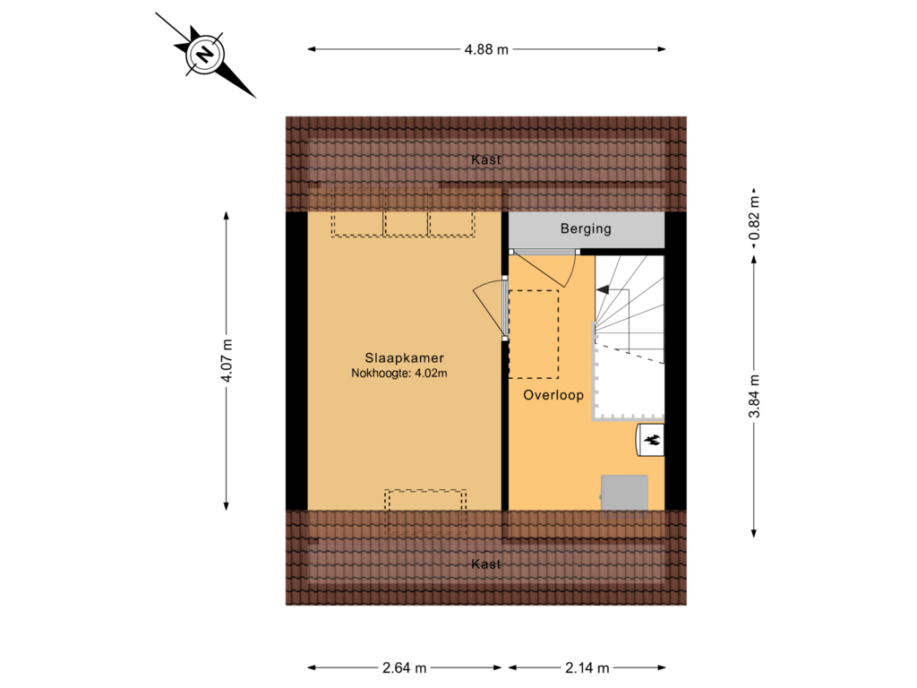 Bekijk plattegrond van 2e verdieping van Vivaldi 3