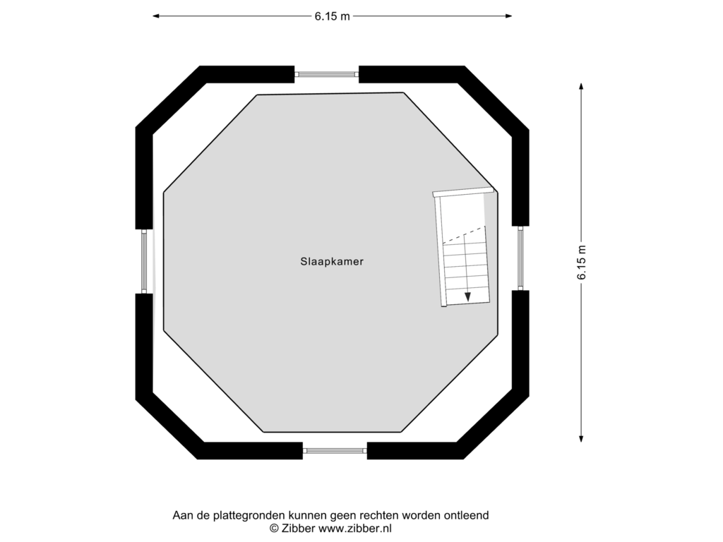 Bekijk plattegrond van Negende Verdieping van Noordhoek 7