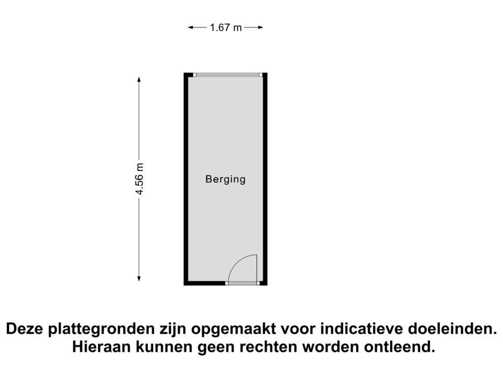 Bekijk plattegrond van Berging van Chopinplein 163