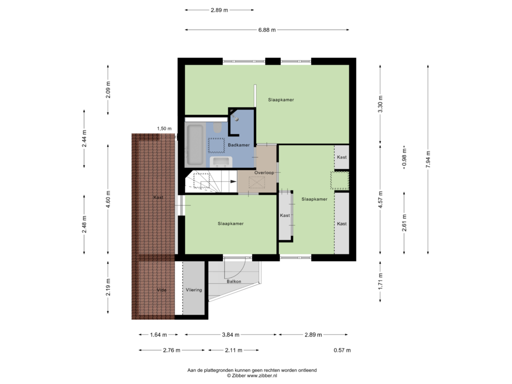 Bekijk plattegrond van Eerste Verdieping van Fideliostraat 86