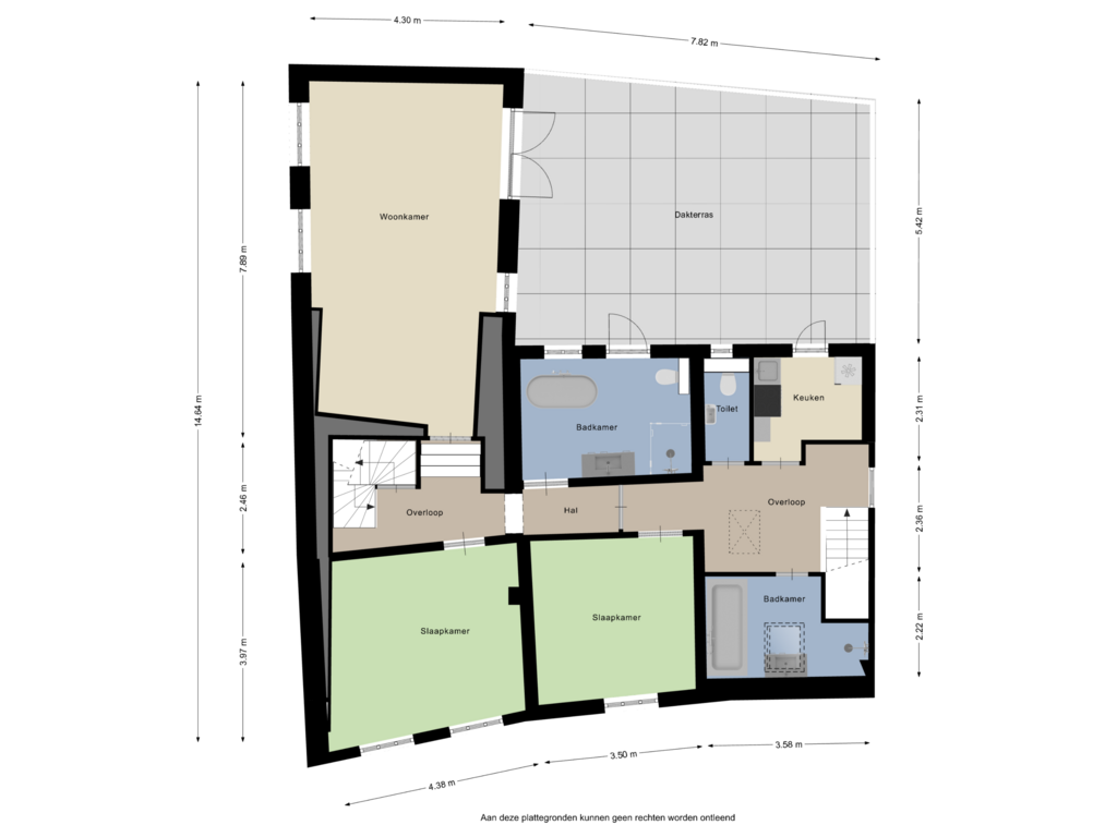 Bekijk plattegrond van Eerste verdieping van Tolstraat 19