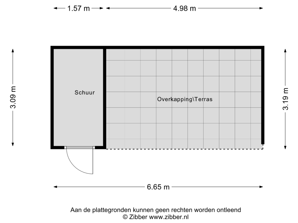 Bekijk plattegrond van Schuur van De Groenling 46