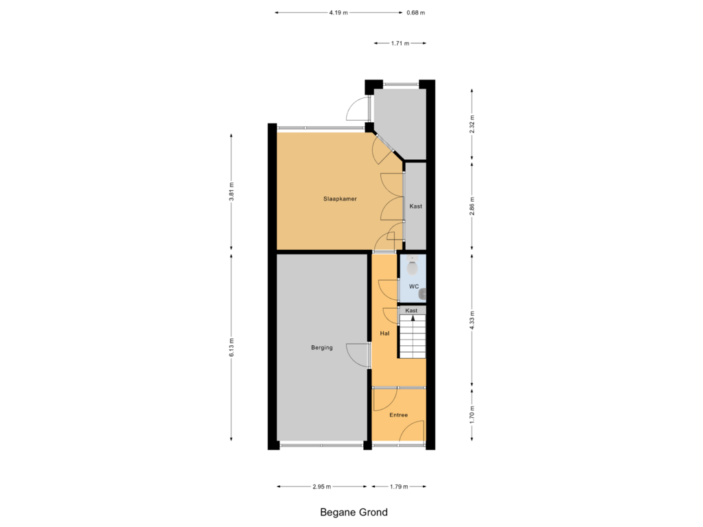 Bekijk plattegrond van Begane Grond van Ploegstraat 23