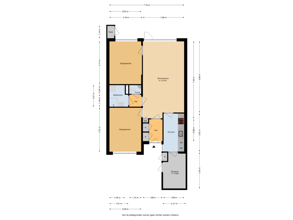 Bekijk plattegrond van Begane grond van Maastrichtkwartier 72