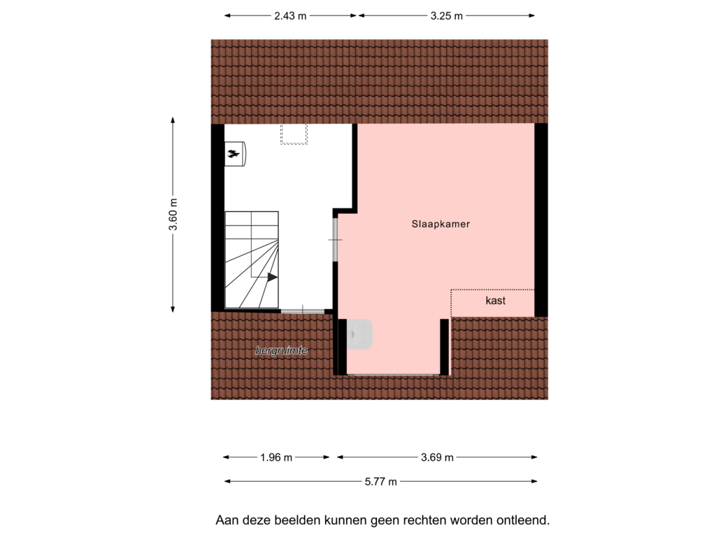 Bekijk plattegrond van 2e verdieping van Elzenlaan 24