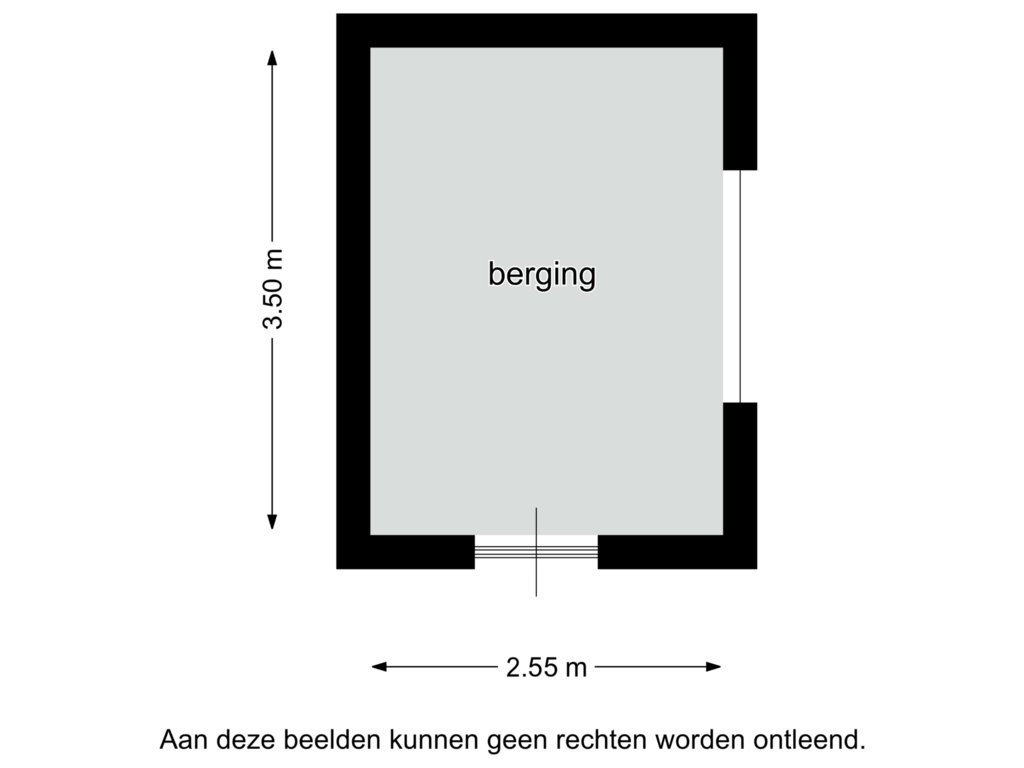 Bekijk plattegrond van Berging van Elzenlaan 24