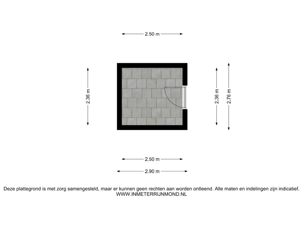 Bekijk plattegrond van Externe Berging van Ir Lelystraat 6