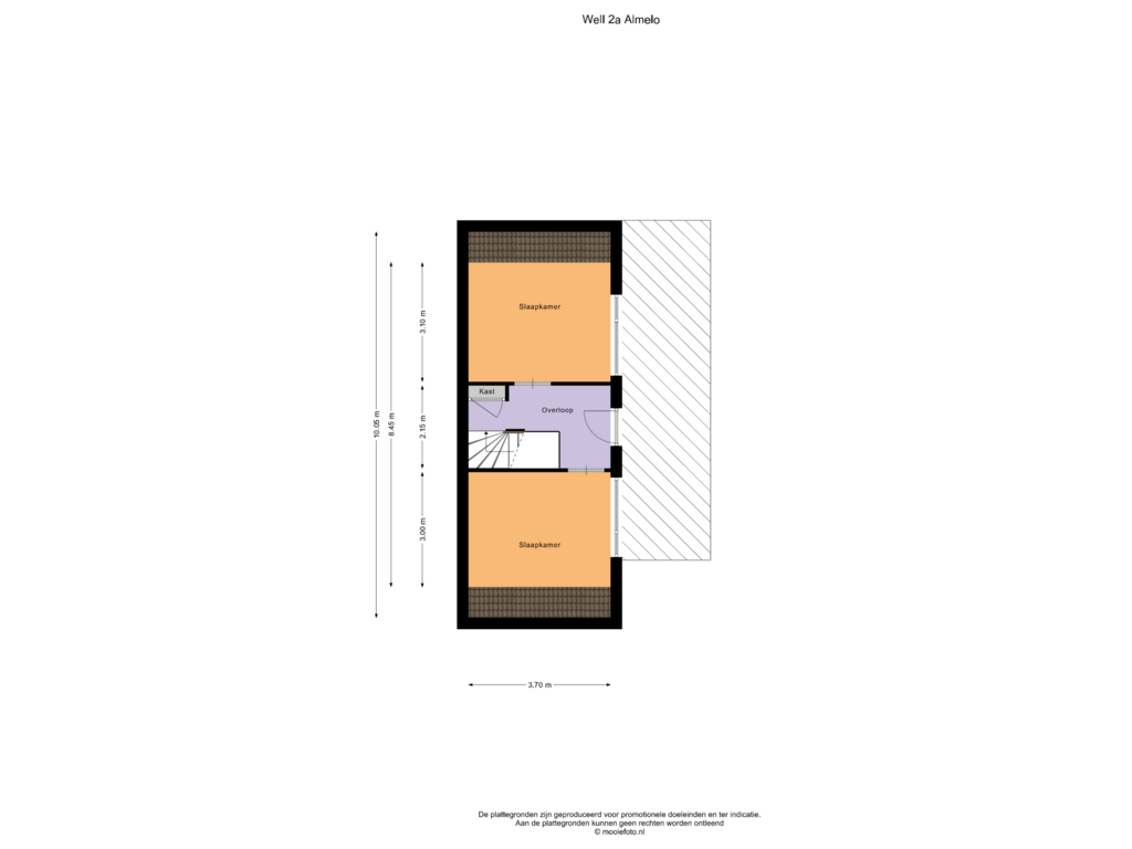 View floorplan of Zolder of Well 2-A