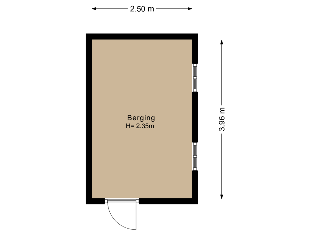 Bekijk plattegrond van Berging van Stekelbaars 13