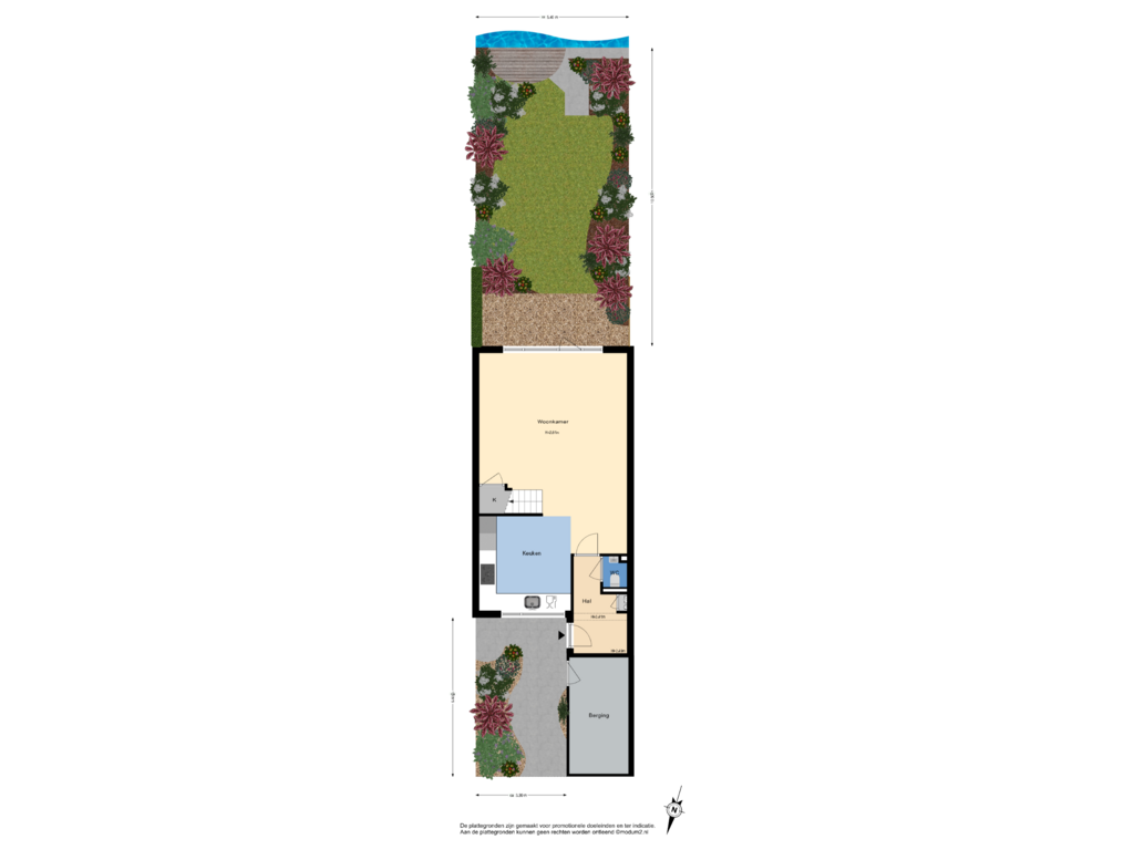 Bekijk plattegrond van Perceel van Koekamp 169