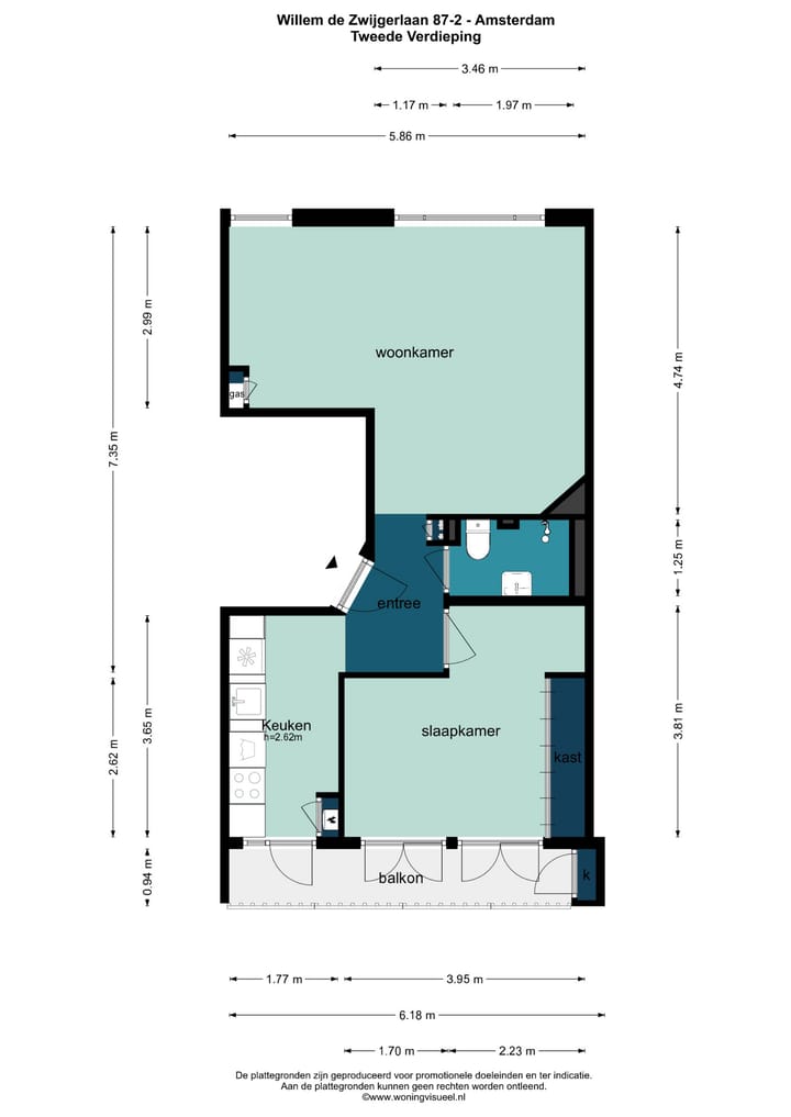 Foto 37 van Willem de Zwijgerlaan 87-2