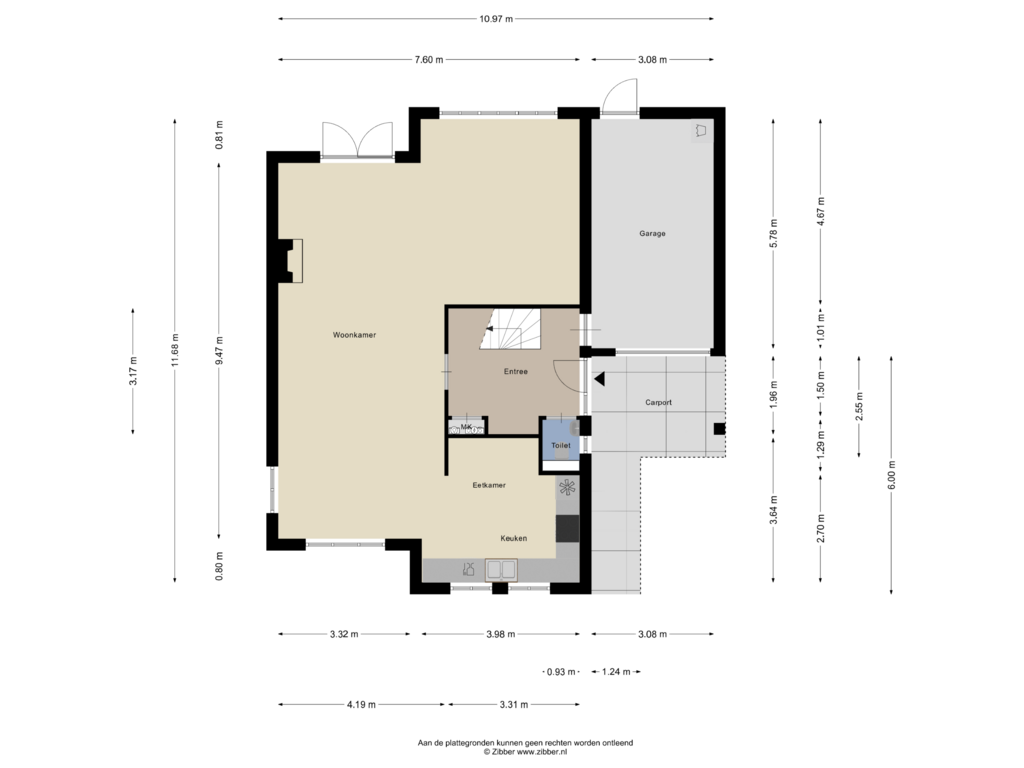 Bekijk plattegrond van Begane Grond van Holtgesbroek 1228