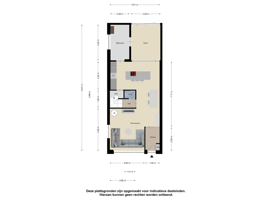 Bekijk plattegrond van Begane Grond van Maagdepalm 29