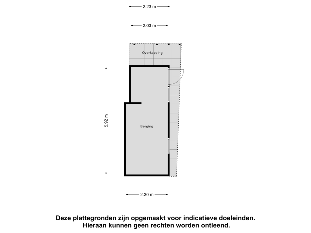 Bekijk plattegrond van Berging van Maagdepalm 29