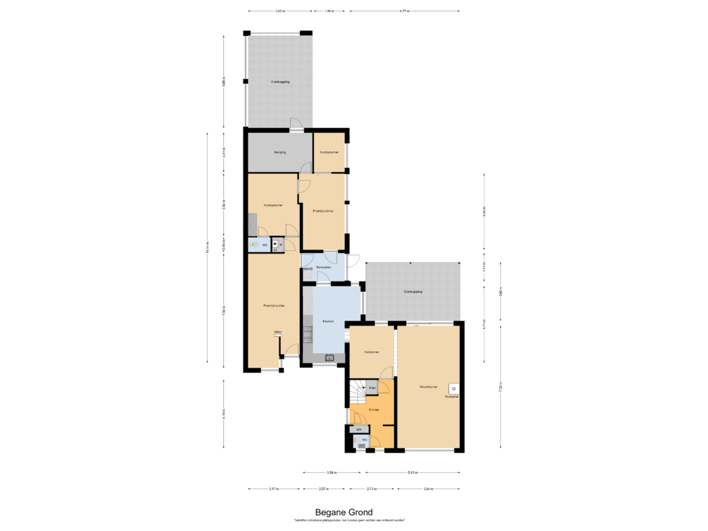 Bekijk plattegrond van Begane Grond van Orion 16