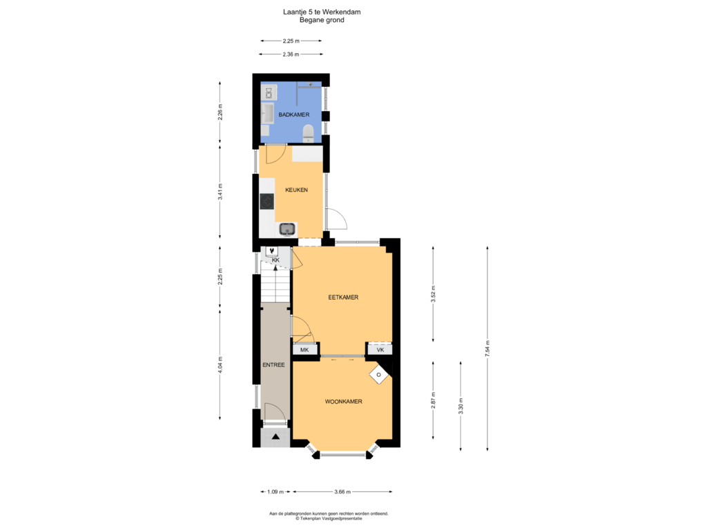 View floorplan of Begane grond of Laantje 5