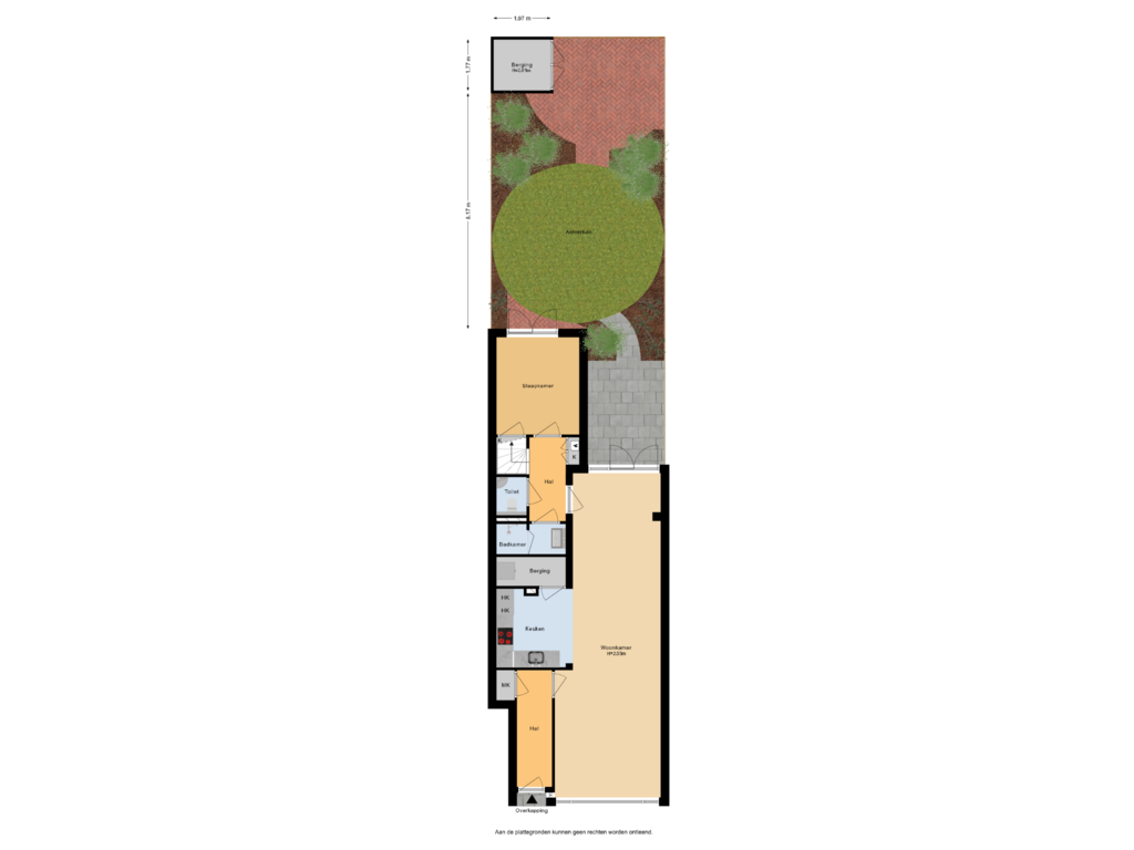 Bekijk plattegrond van Situatie van Amsterdamsestraatweg 219