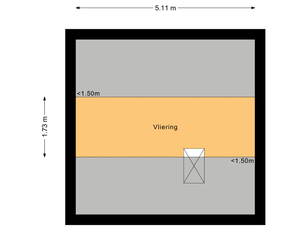 Bekijk plattegrond van Vliering van Bornberg 23