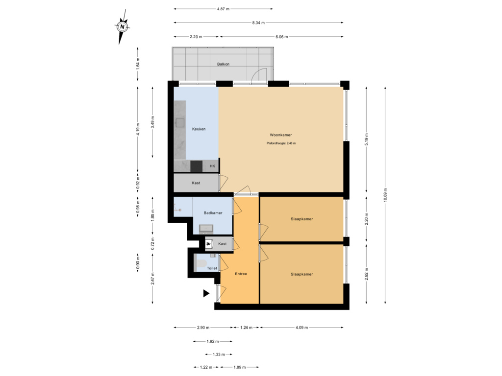 Bekijk plattegrond van Plattegrond van Straat van Ormoes 103