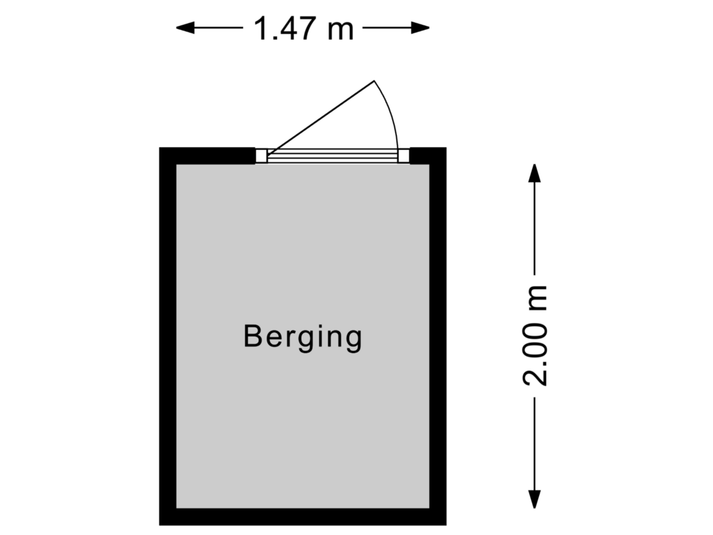 Bekijk plattegrond van Berging van Straat van Ormoes 103