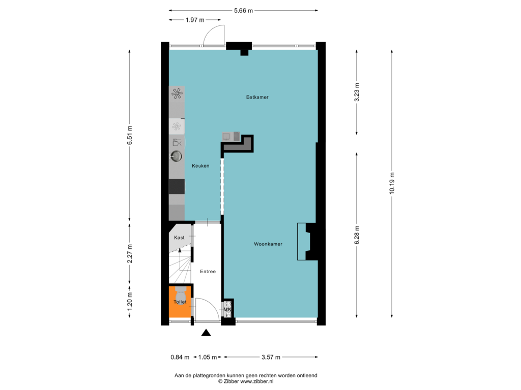 Bekijk plattegrond van Begane Grond van Mahoniehoutstraat 51