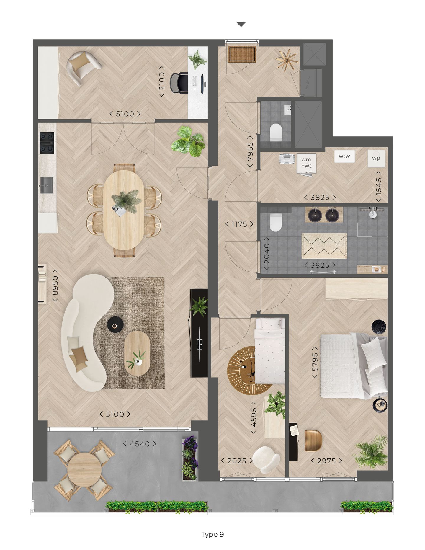 Foto 4 van Louis Porquinlaan (SCALA BNR. 9)