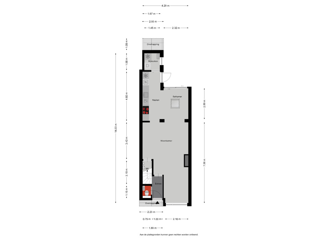 Bekijk plattegrond van Begane grond van Morsestraat 20