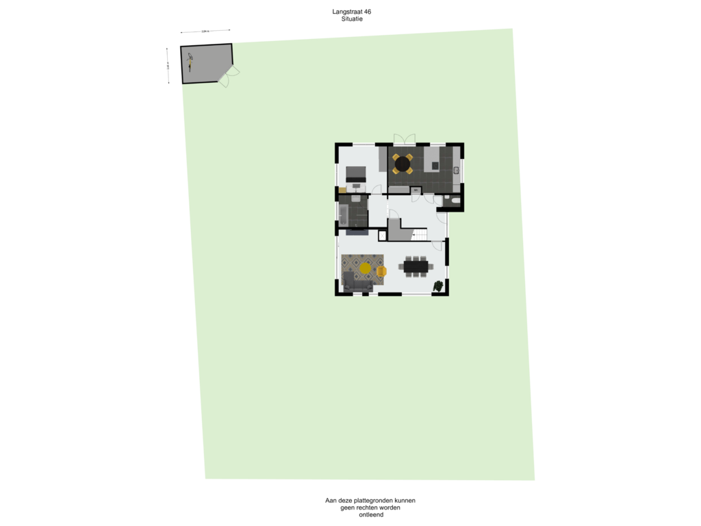 Bekijk plattegrond van Situatie van Langstraat 46