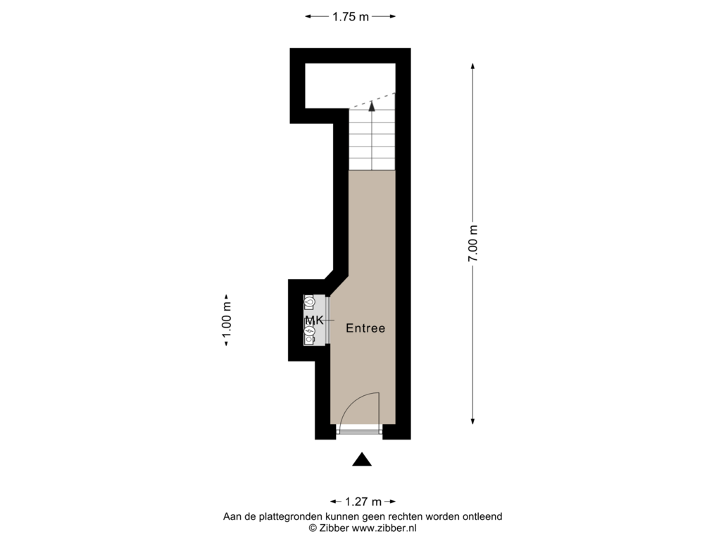 View floorplan of Begane grond of Bredaseweg 27