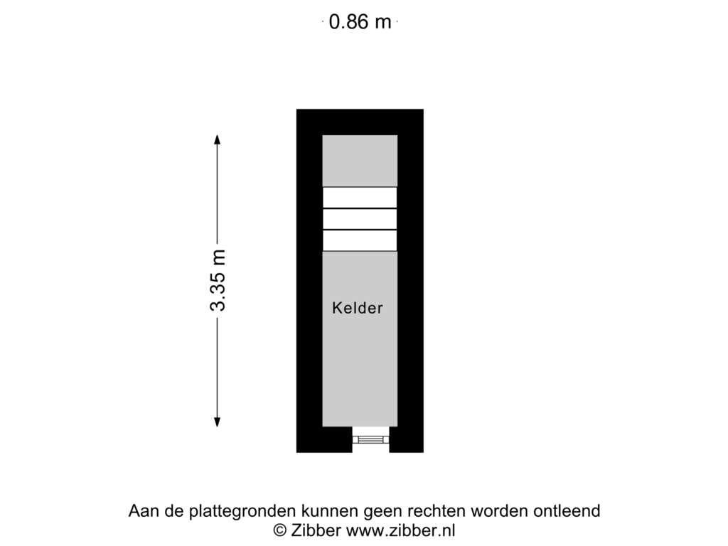 Bekijk plattegrond van Kelder van Laurens Alma Tademastraat 22