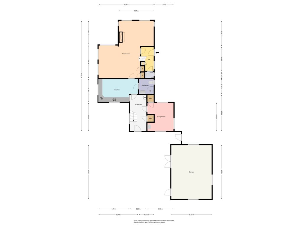 Bekijk plattegrond van First floor van Schoterlandseweg 12