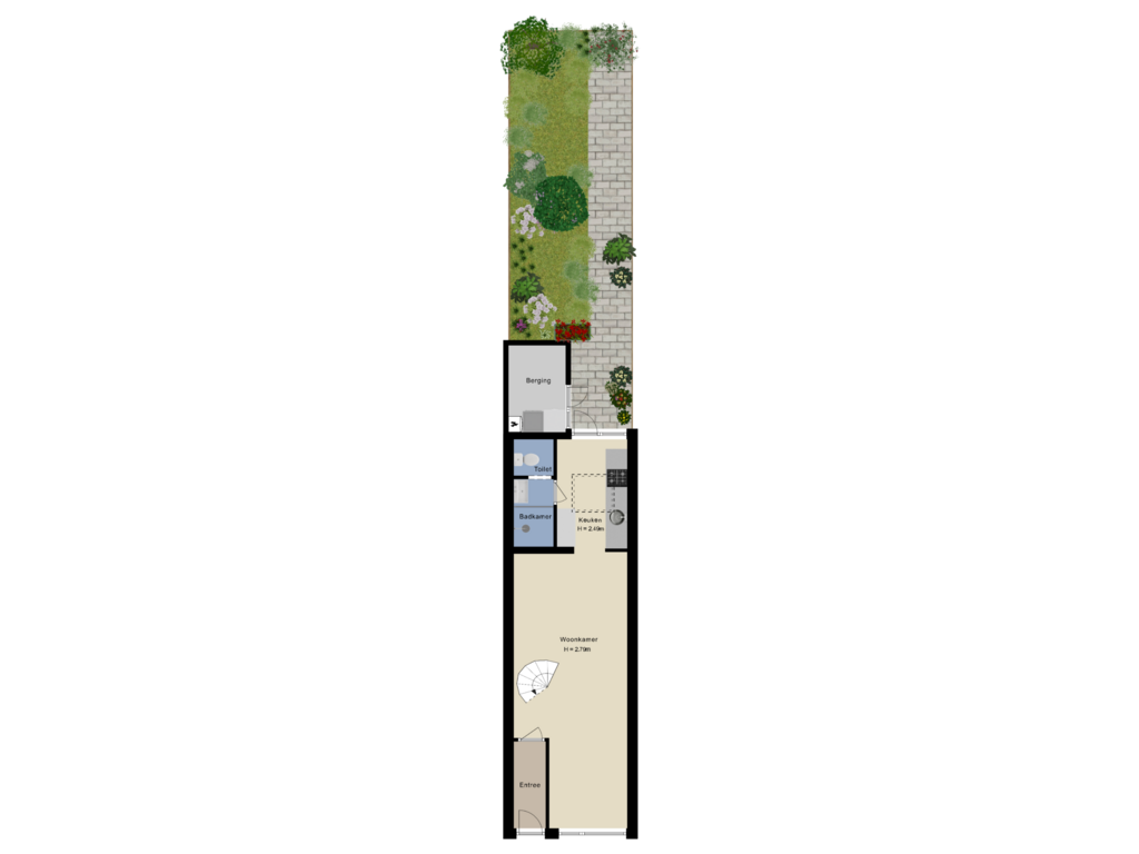 Bekijk plattegrond van Situatie van Seringstraat 9