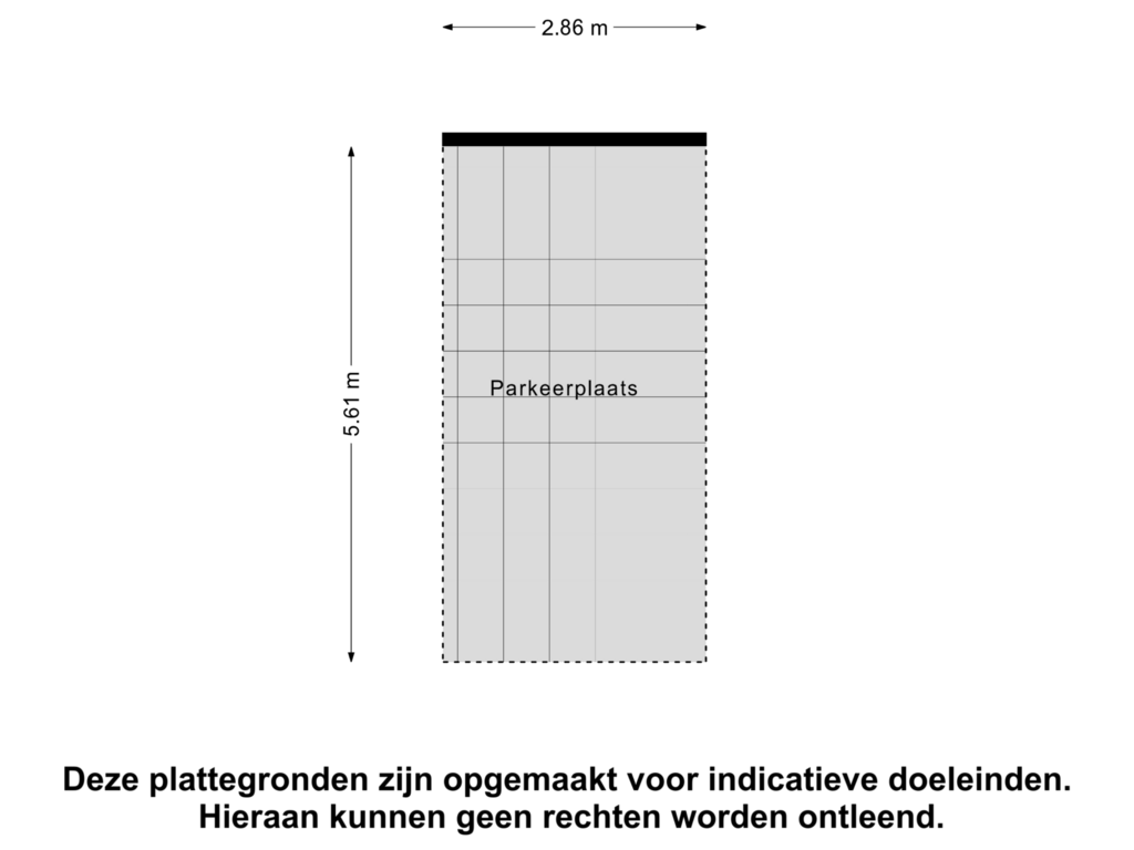 Bekijk plattegrond van Parkeerplaats van Zuidersingel 110