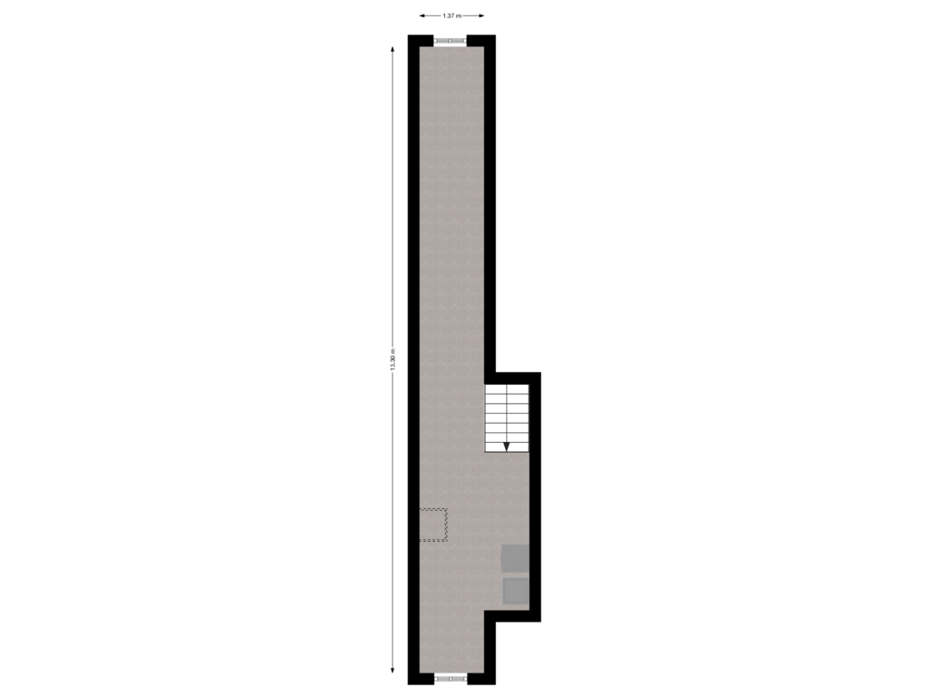 Bekijk plattegrond van 2e Verdieping van Abbekesdoel 7-D