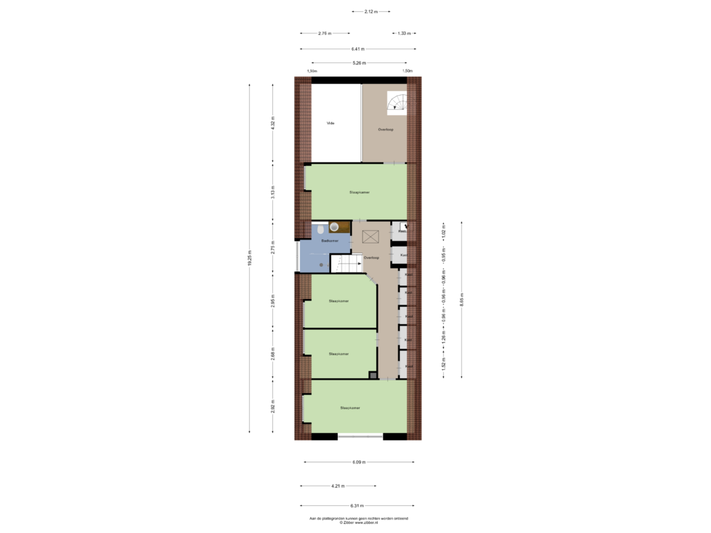 Bekijk plattegrond van Eerste Verdieping van Bonenburgerlaan 50