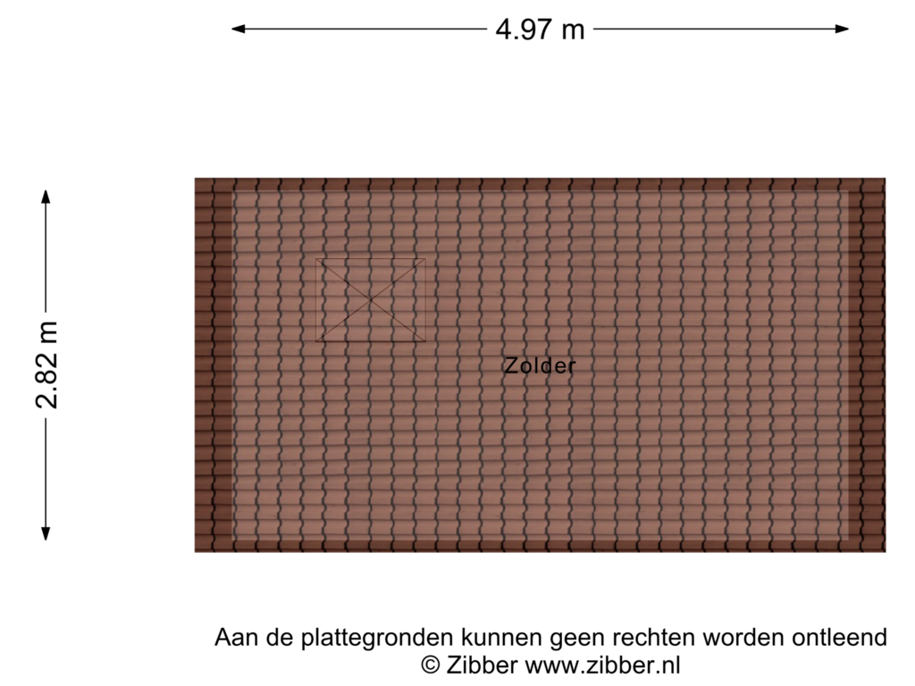 Bekijk plattegrond van Zolder van Bonenburgerlaan 50