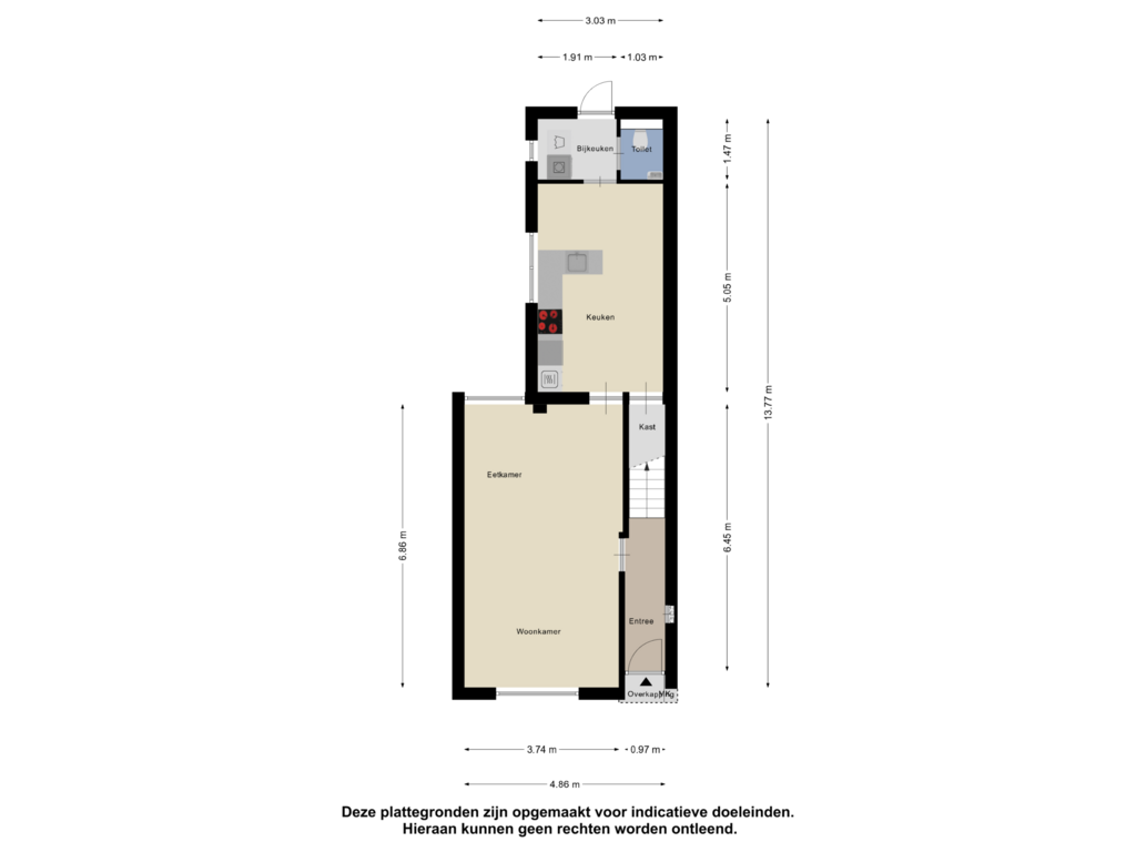 Bekijk plattegrond van Begane Grond van Gerlachusstraat 65