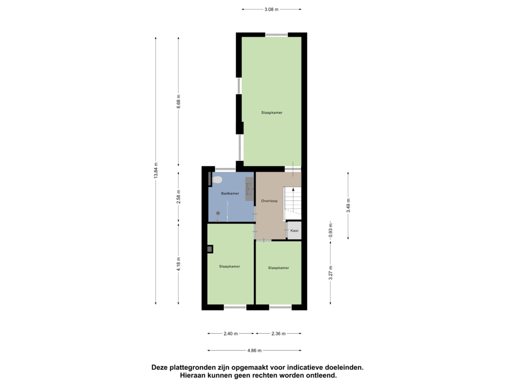 Bekijk plattegrond van Eerste Verdieping van Gerlachusstraat 65