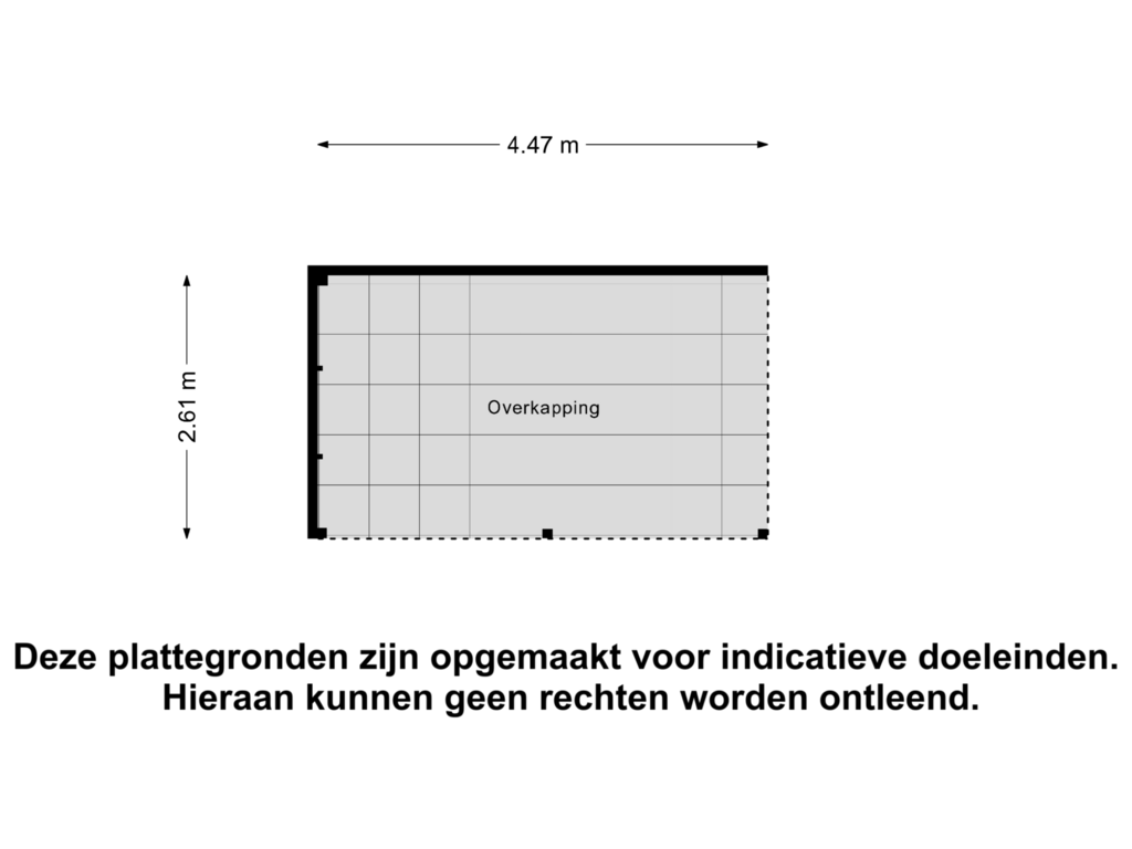 Bekijk plattegrond van Overkapping van Gerlachusstraat 65