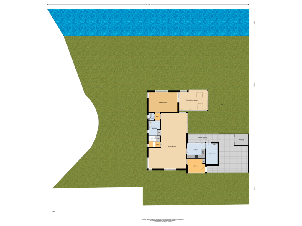 View floorplan of Tuin of Elbe 41