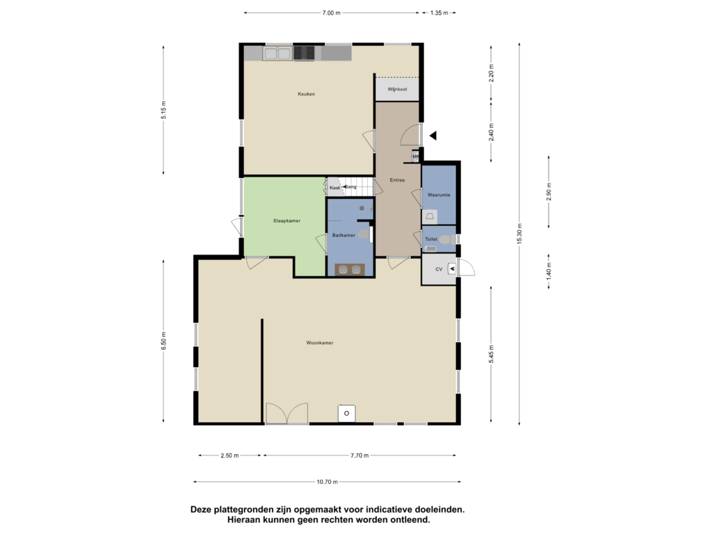 Bekijk plattegrond van Begane Grond van Leeuwte 26