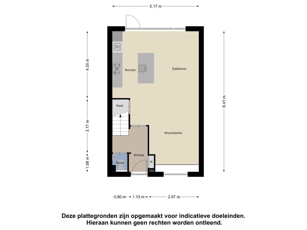 Bekijk plattegrond van Begane Grond van Saffier 16