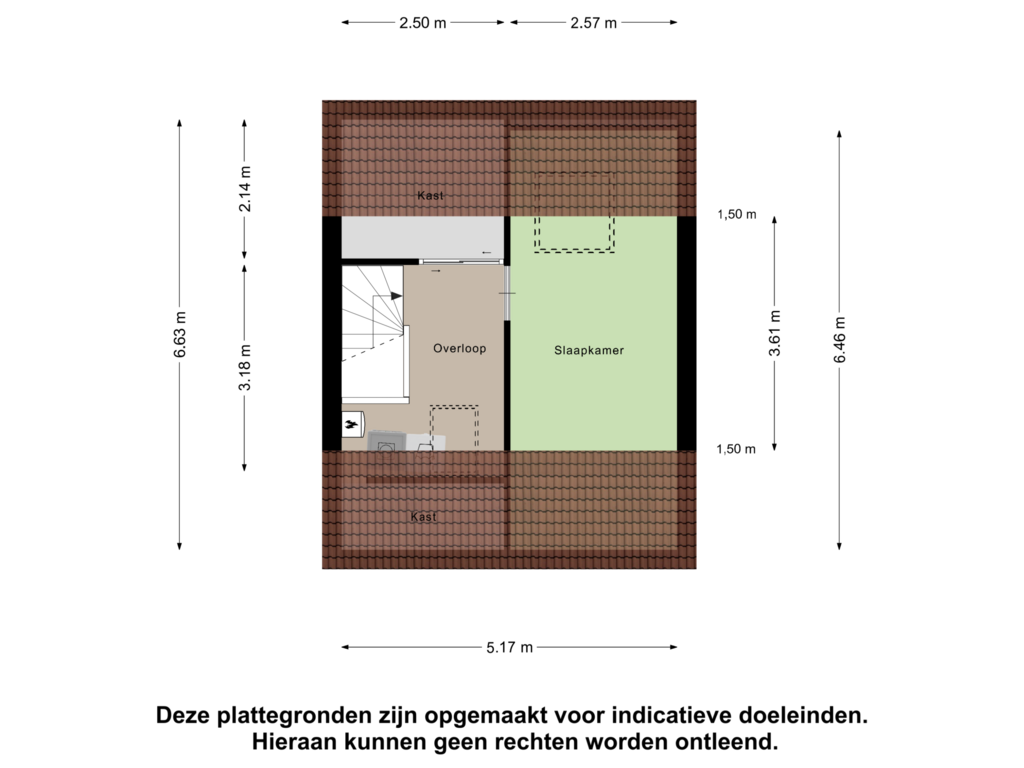 Bekijk plattegrond van Tweede Verdieping van Saffier 16