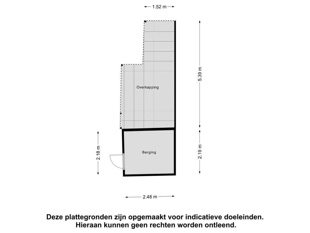 Bekijk plattegrond van Berging van Saffier 16