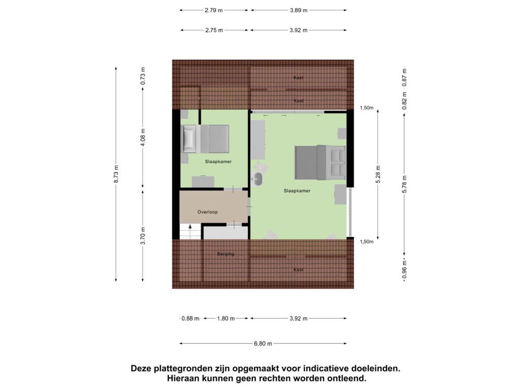 Bekijk plattegrond van Eerste Verdieping van Boermarkeweg 6