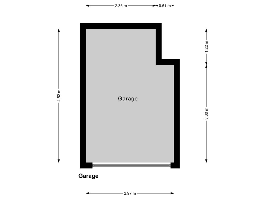 Bekijk plattegrond van Garage van Julianaplantsoen 216