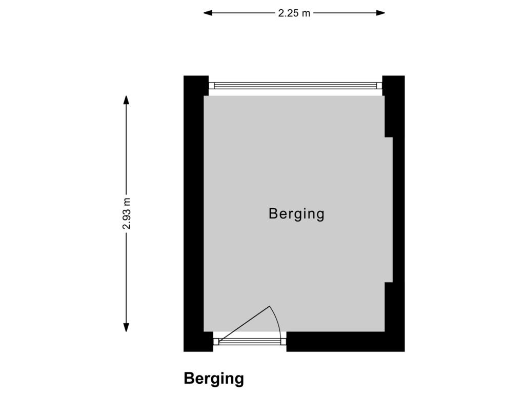 Bekijk plattegrond van Berging van Julianaplantsoen 216