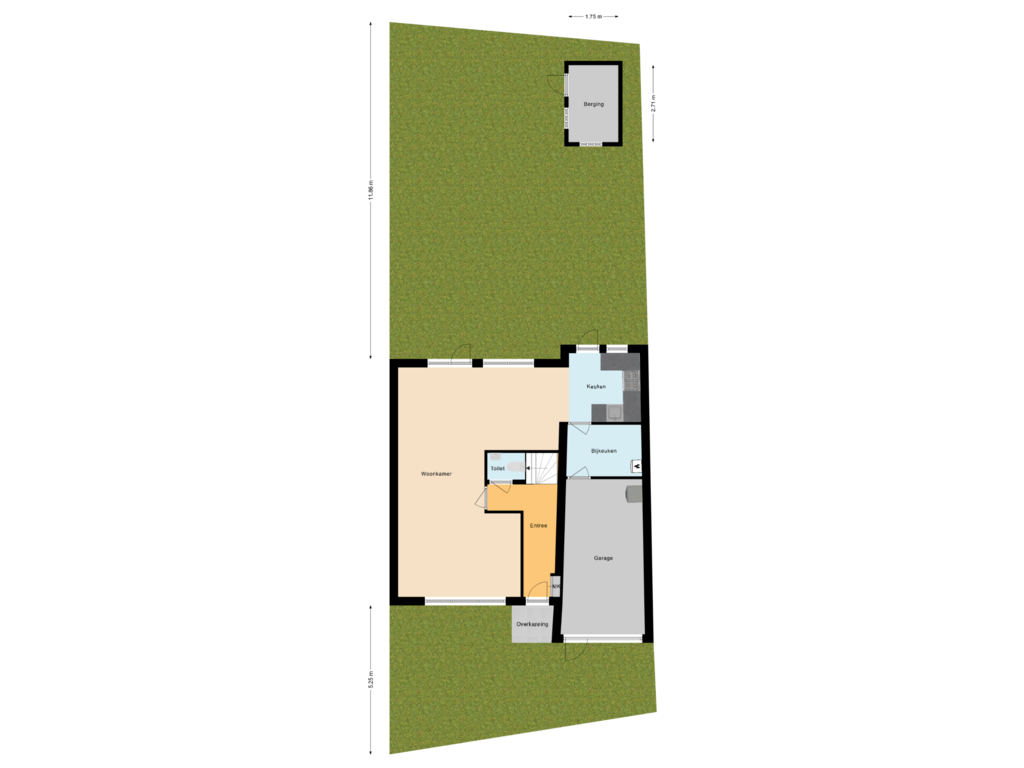 Bekijk plattegrond van Situatie van Hooiakker 2