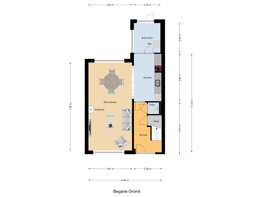 Bekijk plattegrond van Begane Grond van Jan de Witplein 30